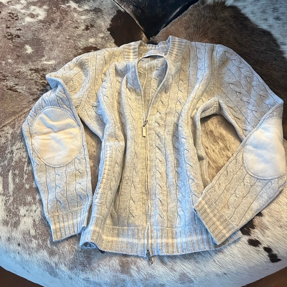 Brunello Cucinelli cashmere zip front